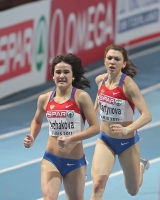 Yekaterina  Martynova. Bronze medallist at European Indoor Championships 2011 at 1500m