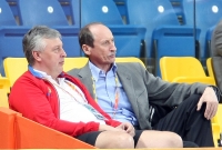 Valentin Vasilyevich Balakhnichyev. World Championships 2010, Doha. With Aleksey Menikov