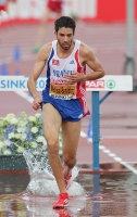 Mahiedine  Mekhissi-Benabbad (FRA). 3000 m steeple European Champion 2012