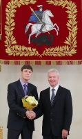 Ivan Ukhov. With the mayor of Moscow Sergey Semenovich Sobyanin