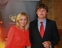 Ivan Ukhov. Barselona, Spain. IAAF Centenary Gala Show. World Athletes of the Year for 2012. With Polina Ukhova
