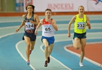 Russiun Indoor Championships 2016. 3000 m. Vladimir Nikitin ( 65), Yegor Nikolayev ( 232), Rinas Akhmadeyev ( 524)